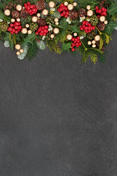 Christmas Decorative Background Border — Stock Photo, Image