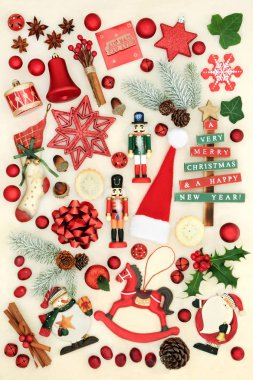 Retro yılbaşı ağacı süsleri