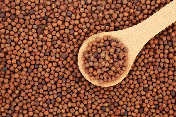 Guisantes Carlin Secos Saludables Una Cuchara Madera Formando Fondo Abstracto —  Fotos de Stock