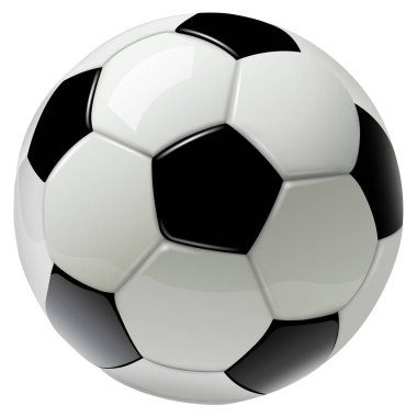 Futbol topu beyazda izole edildi