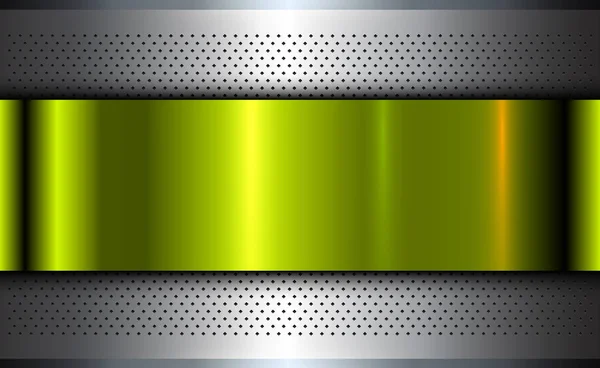 銀メタリックな背景研磨鋼テクスチャ ベクター デザイン — ストックベクタ