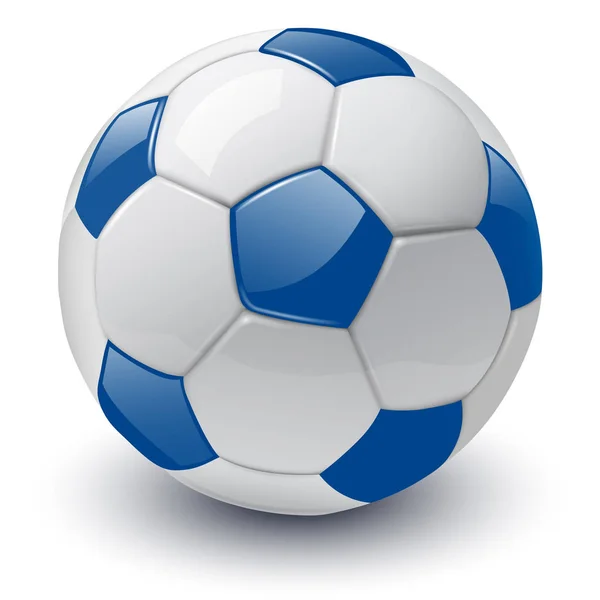 Pallone Calcio Illustrazione Vettoriale — Vettoriale Stock