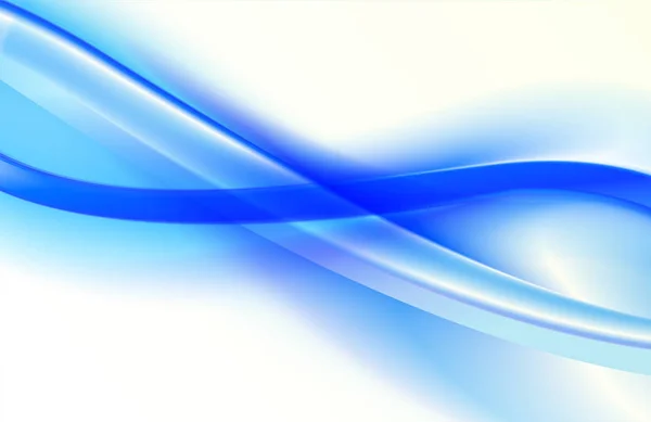 Abstrakcyjny Niebieski Tło Futurystyczny Falisty Wektor Ilustracja — Wektor stockowy