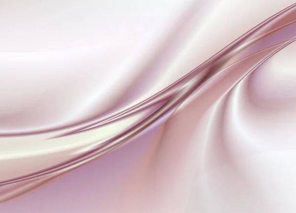 Abstract Pink Background Wavy Silk Texture Vector Illustration — Stock Vector
