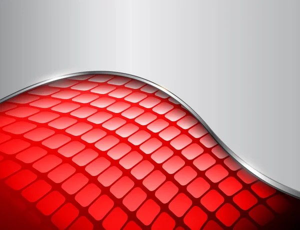 Fondo Abstracto Rojo Gris Con Patrón Mosaico Diseño Vectores — Vector de stock