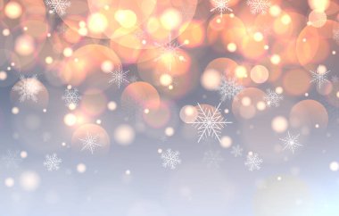 Kar taneleri, kış mavi kar arka plan, vektör çizim ile Noel arka plan