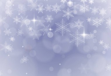 Kar taneleri, kış kar yağıyordu vektör arka plan ile Noel arka plan.