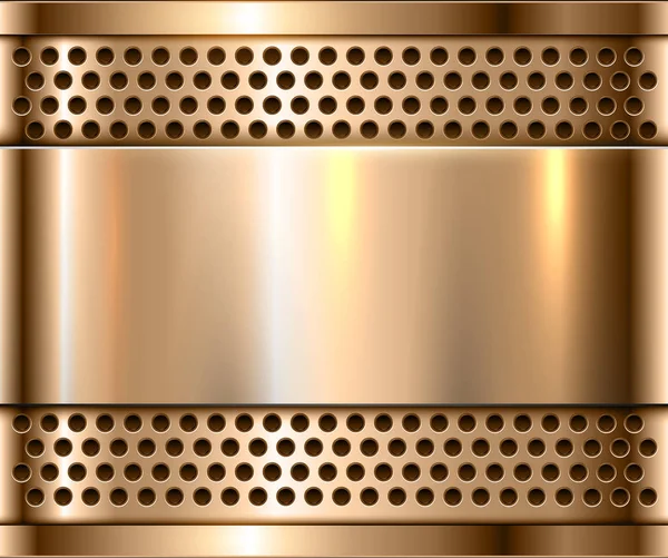 Zilveren Metalen Achtergrond Glanzende Metalen Chroom Plaat — Stockvector