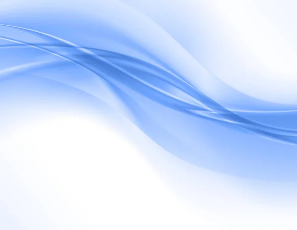 Astratto Sfondo Blu Elegante Ondulato Vettoriale Illustrazione — Vettoriale Stock