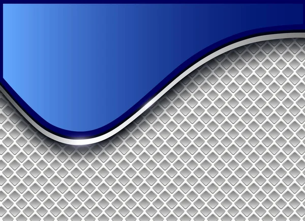 抽象的なビジネスの背景 エレガントなシルバー ブルーのベクトル図 — ストックベクタ