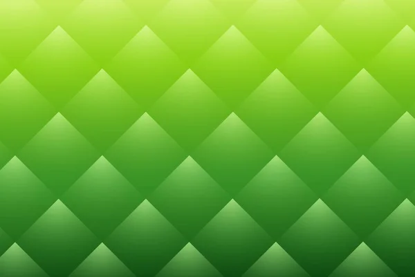 Grüner Abstrakter Hintergrund Mit Quadratischem Muster Vektorillustration — Stockvektor