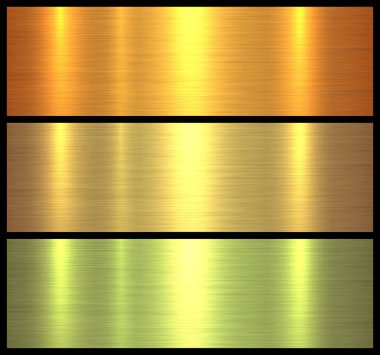 Metal dokular altın