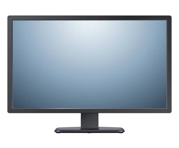 Monitor TV isolated — Stock Vector