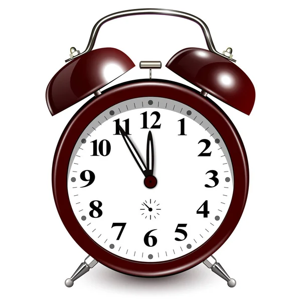 Reloj despertador 3d icono — Archivo Imágenes Vectoriales