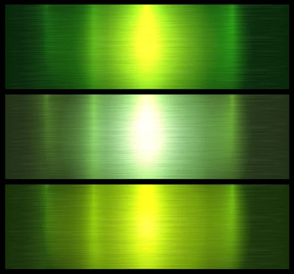 Metalen structuren groen — Stockvector