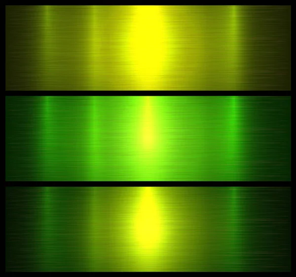 Metalen structuren groen — Stockvector