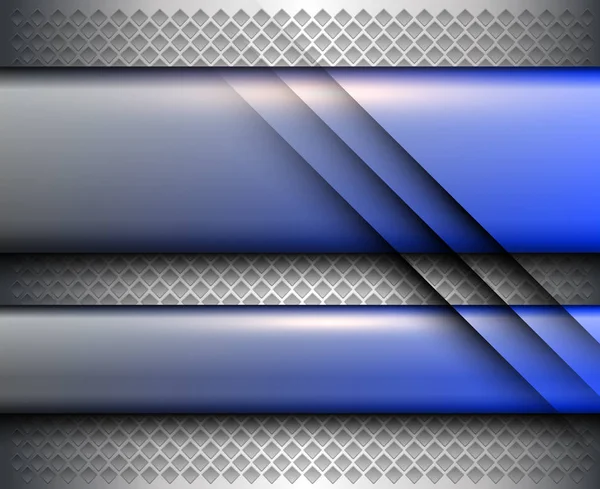 Abstrakter Hintergrund silber metallic — Stockvektor