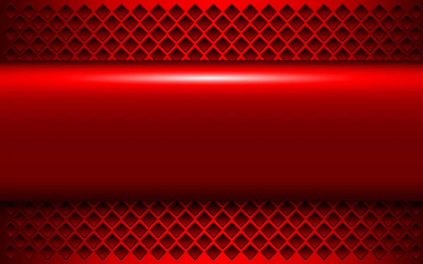 Metallic achtergrond rood 3D — Stockvector