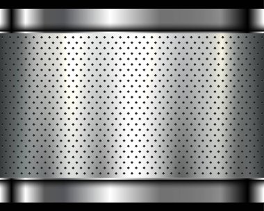 Metalik arka plan gümüş 