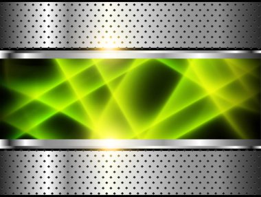 Gümüş Metalik arka plan 3D.