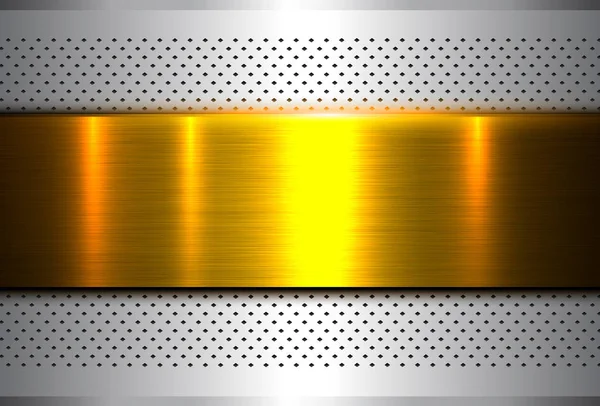 Золото металлического фона — стоковый вектор