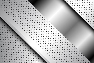 Gümüş Metalik arka plan 3D.