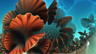 Fantastik arka plan 3d 