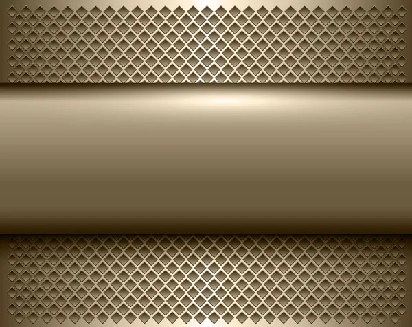 Metallischer Hintergrund 3d — Stockvektor