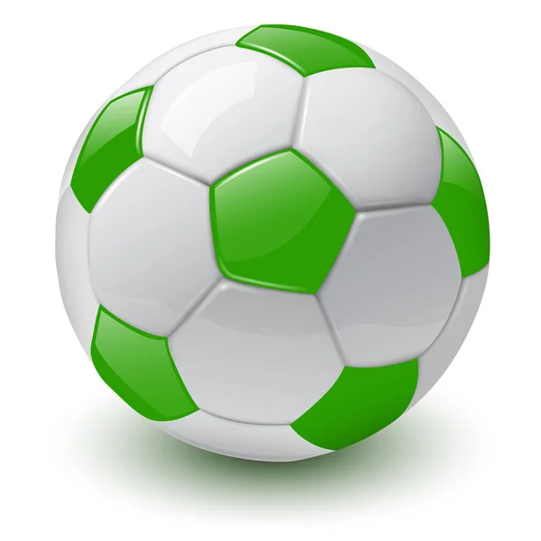 Soccer ball 3D icon — Stock Vector