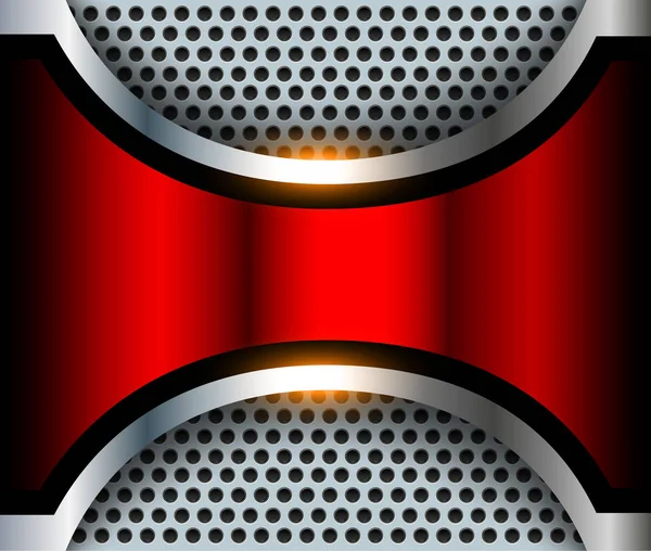 Eleganter metallischer Hintergrund 3d — Stockvektor