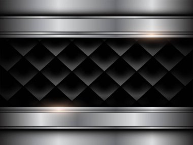 Silver black background 3d 
