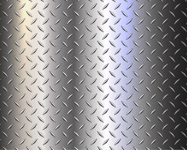 Diamond Steel Metal Sheet Texture Background Vector Illustration — Stock Vector