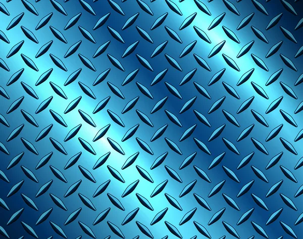 Diamante Lamiera Acciaio Texture Sfondo Blu Metallizzato Brillante Vettoriale Illustrazione — Vettoriale Stock