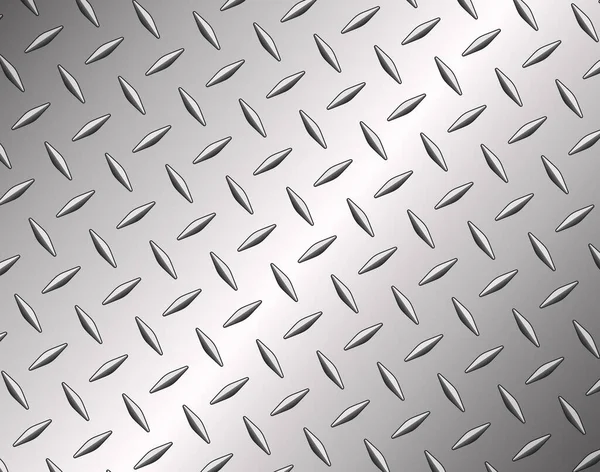 Diamond Steel Metal Sheet Texture Background Vector Illustration — Stock Vector