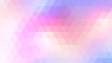 Üçgen mozaik arkaplan, soyut mor mavi renkli vektör tasarımı.