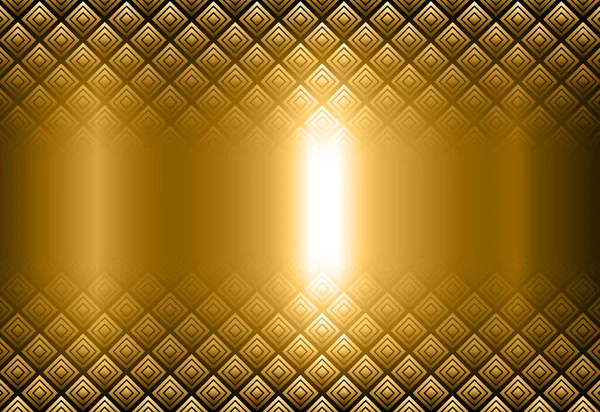 Metallischer Hintergrund Gold Mit Interessantem Transparentem Muster Vektorillustration — Stockvektor
