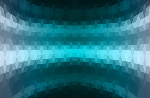 Mosaico Fondo Abstracto Azul Cubos Brillante Vector Diseño — Vector de stock