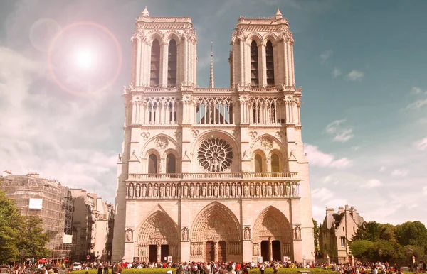 Notre Dame Von Paris — Stockfoto