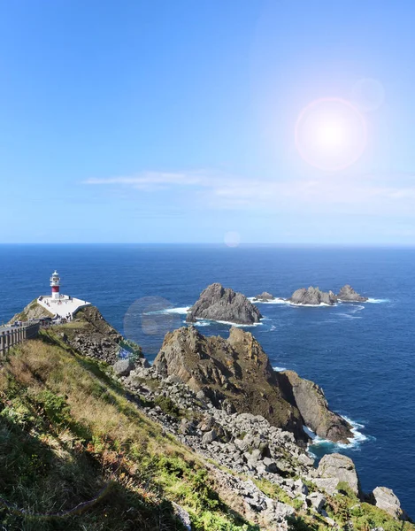 Fotos de farol de Cape Ortegal, na província de A Coruéry — Fotografia de Stock