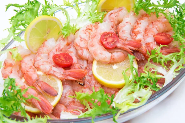 Råa Räkor Räka Ingrediens Havets Mat För Matlagning — Stockfoto