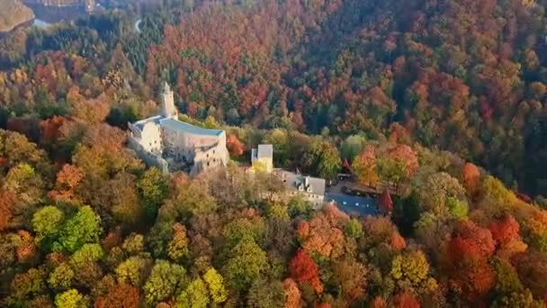 Castelo de Grodno em Zagorze Slaskie — Vídeo de Stock