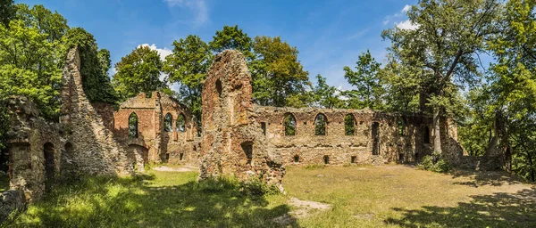 Ruiny starego zamku Książ — Zdjęcie stockowe