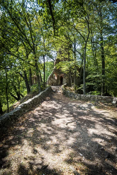 Rovine del vecchio castello di Ksiaz — Foto Stock