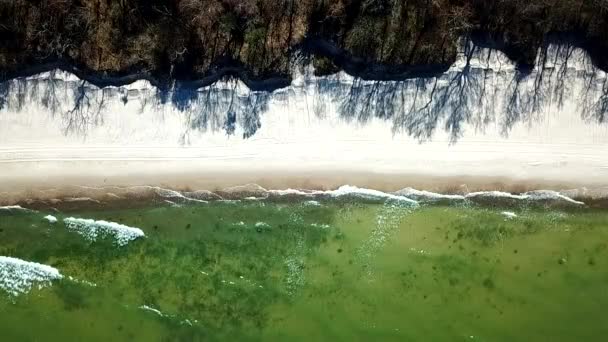 Baltic sea from a birds eye view — Stock Video