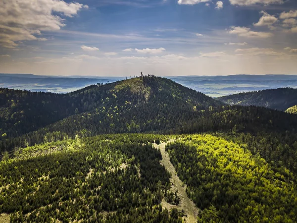 Ruprechticky Spicak Mountain in Sudetes — Stockfoto