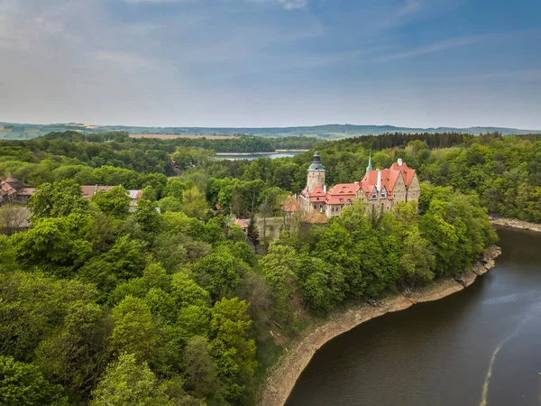 Schloss Czocha Frühling Niederschlesien Polen — Stockfoto