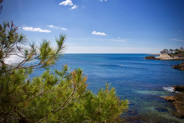 Wybrzeże Ametlli Mar Costa Dorada Hiszpania — Zdjęcie stockowe