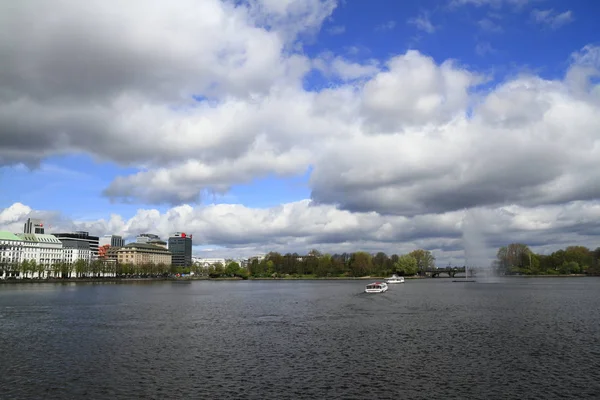 Lago Alster — Foto de Stock