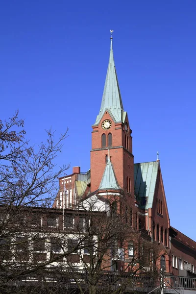 Szwedzki kościół Gustawa Adolfa, Hamburg — Zdjęcie stockowe