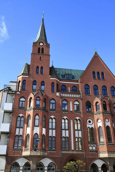 Swedish Gustav Adolf Church, Hamburg — 图库照片